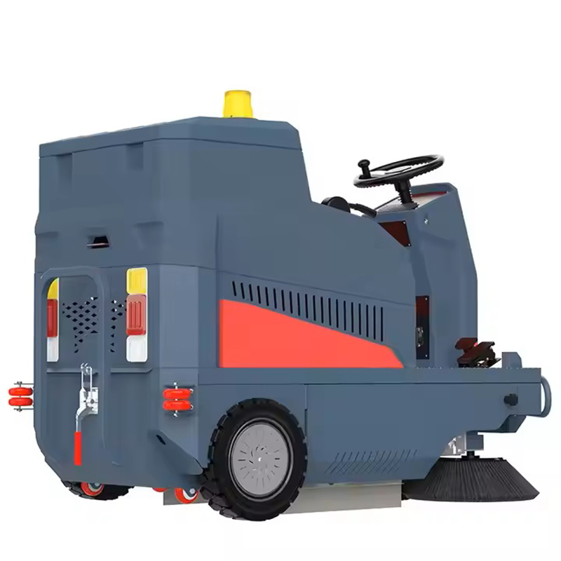 Industrial Electric Floor Sweeper Machine Easy Operating with Working for Parking Lots Campus Streets