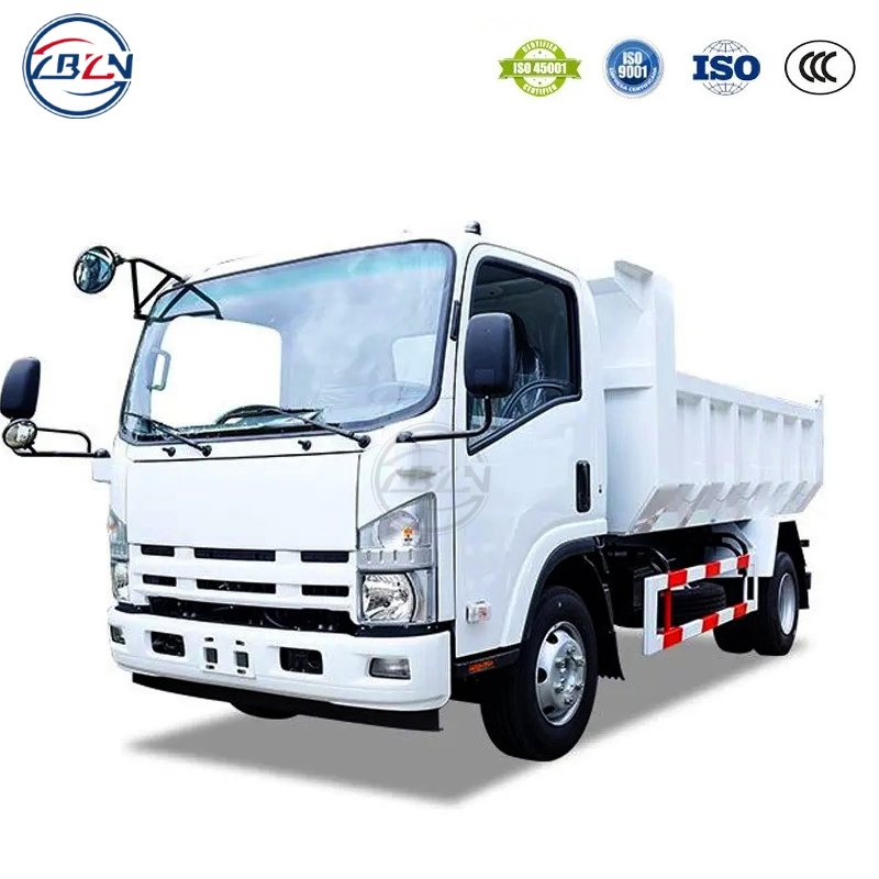 I Suzu 3ton Small Light Mini Cargo Body Logging Diesel Tipper Used Dump Truck Hot Sale in Zambia
