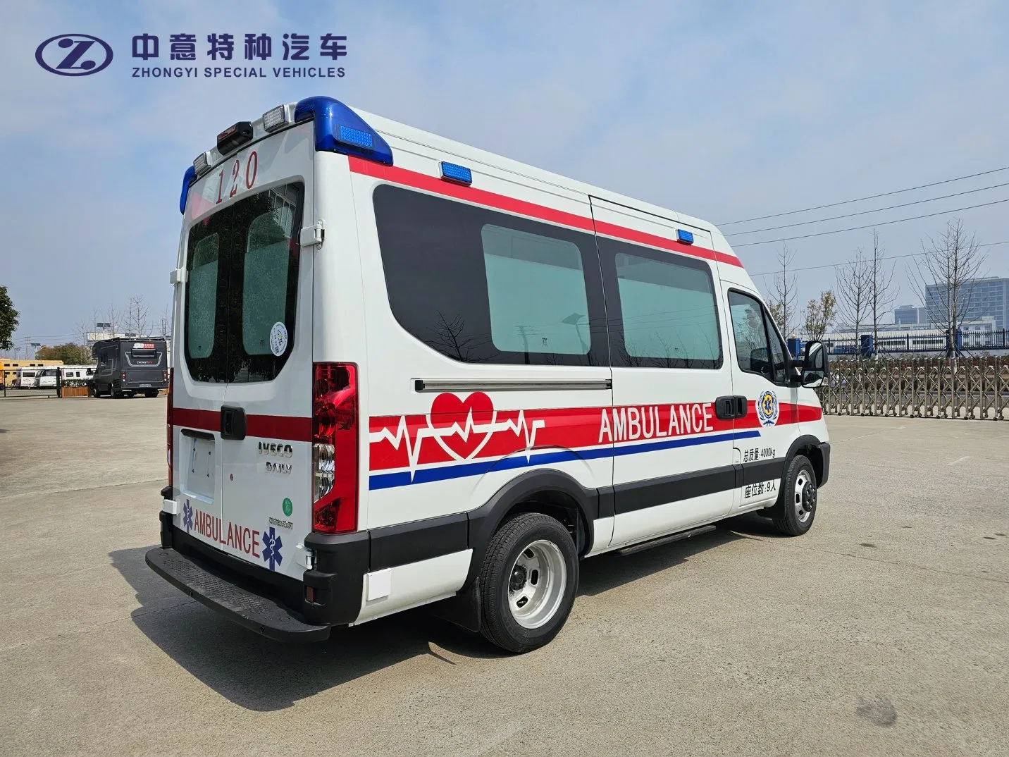 Fast Response High-Quality Szy5040xjhn6e Disaster Relief Ambulance for Long Distance Medical Transportation
