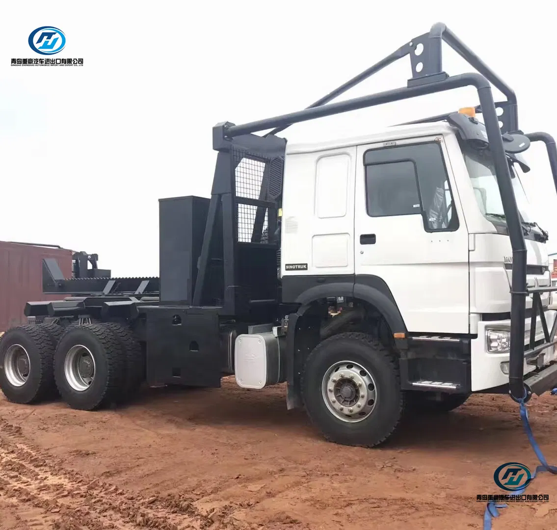 Sinotruk HOWO Hohan T5g 6X2 6X4 8X8 Awd off Road Forest Transport Logging Timber Tray Wood Lumber Transportation Truck