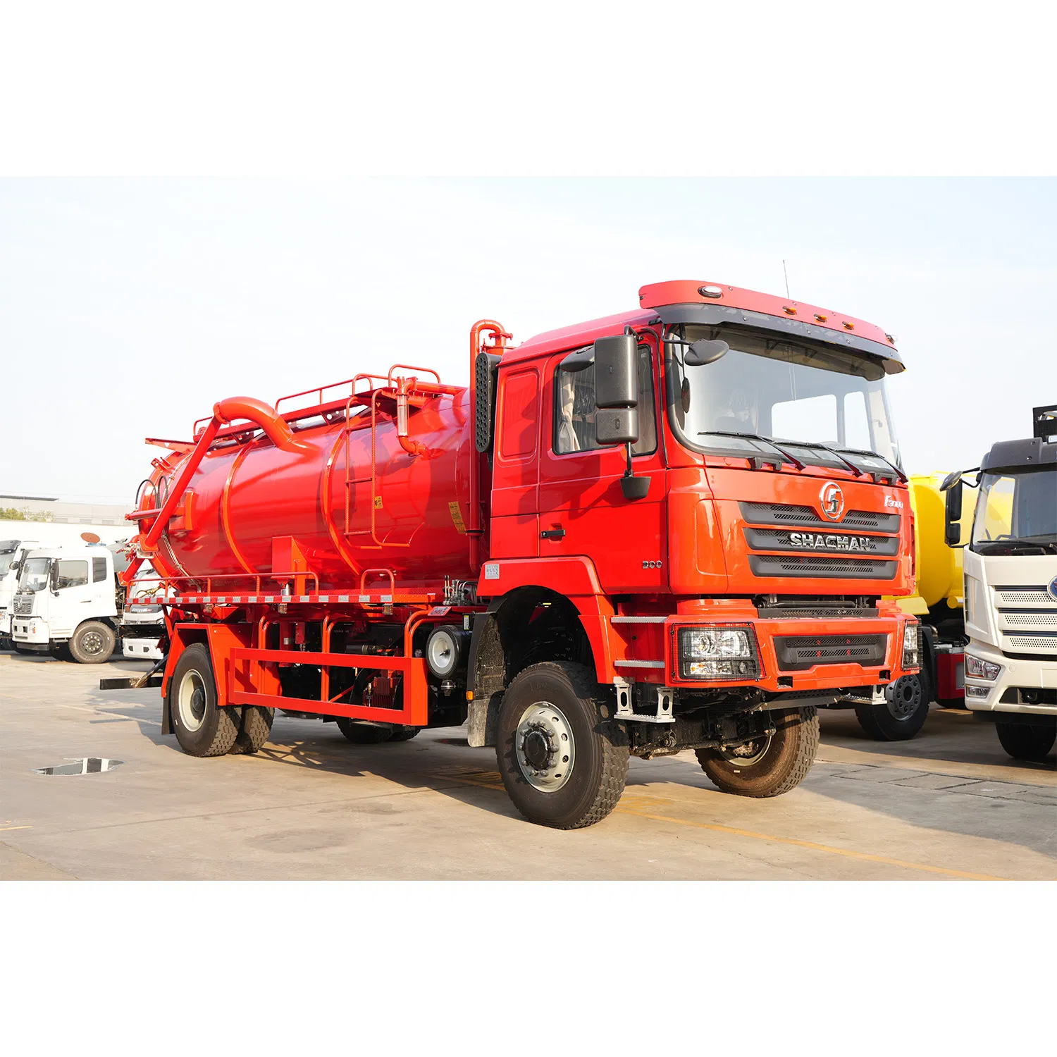 16, 000-Liter High-Pressure Cleaning Vacuum Truck for Liquid Sewage Transportation