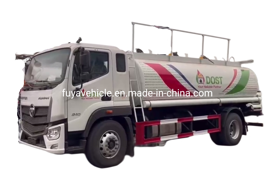Foton 10, 000L 4X2 Oil Delivery Truck 2000 Gallon Rigid Fuel Tank Trucks