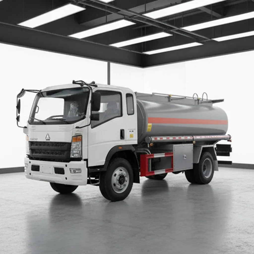 HOWO 10 Cubic Meter Fuel Tanker Truck for Efficient Refueling