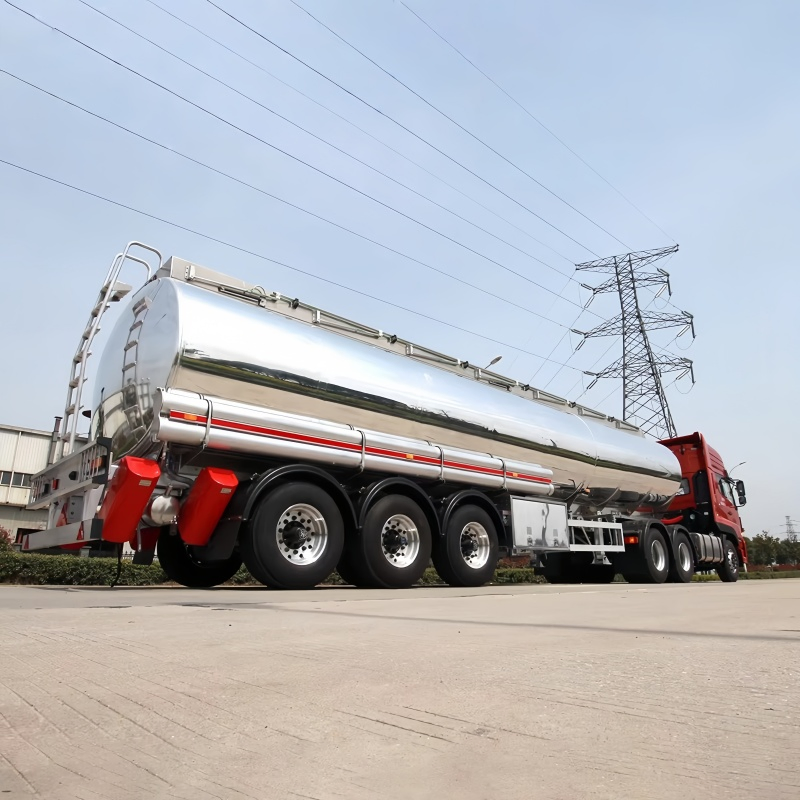 Factory Customizable 50t 3-Axle &amp; 4-Axle Fuel Tank Semi-Trailer, 45000 Liters Diesel / Fuel Transport Semi-Trailer, Chemical Liquid / Crude Oil Transport Tanker