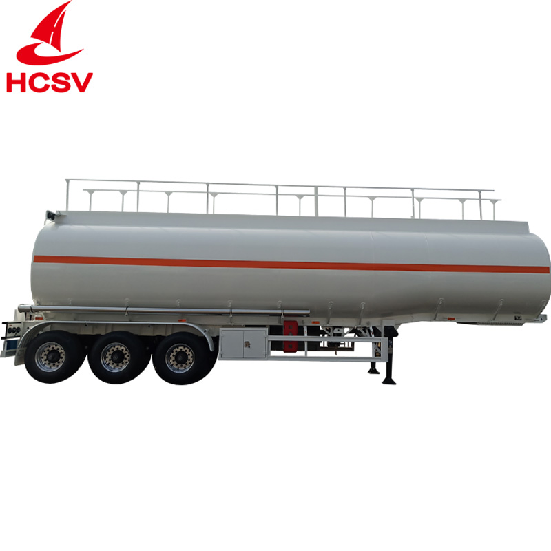 Hcsv Oil Tank Truck 25000L 20000L Carbon Steel Tanker Customizable Tank 6X4 8X4 10 Wheel 12 Wheel Fuel Tank Truck