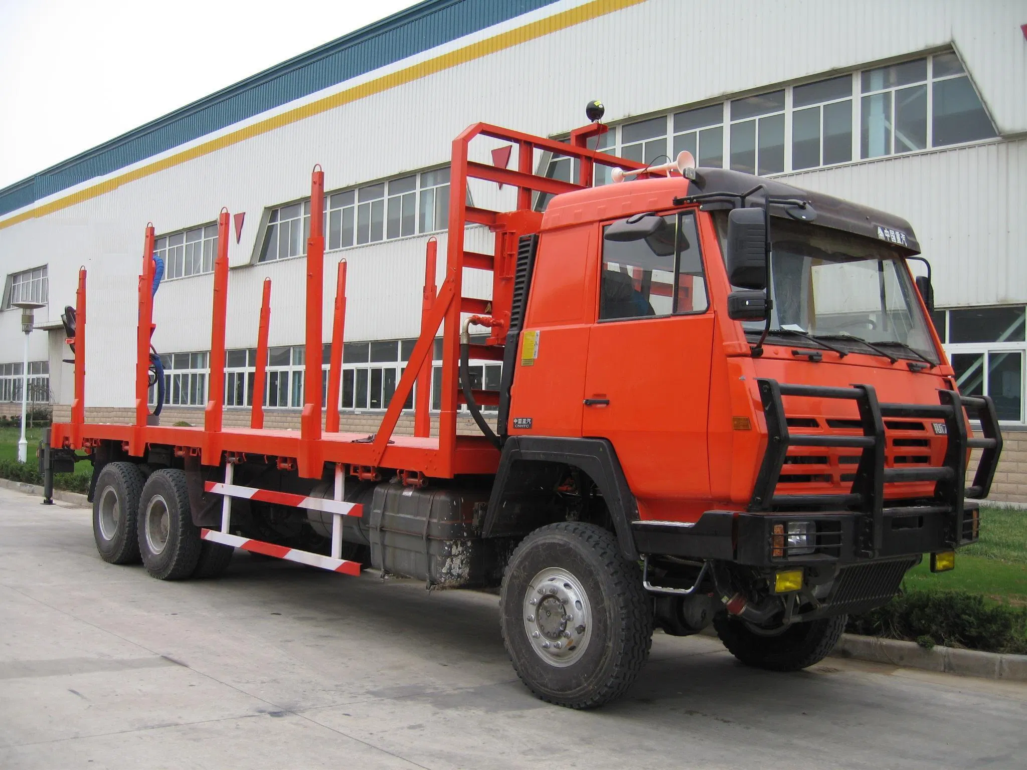 Sinotruk HOWO 6X4 400HP Wood Carrier Trailer Tractor Truck Logging Truck