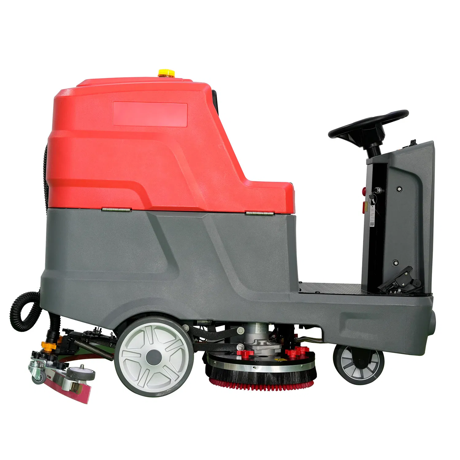 Electric Ride-on Road Sweeper Truck Industrial Street Power Broom Sweeper
