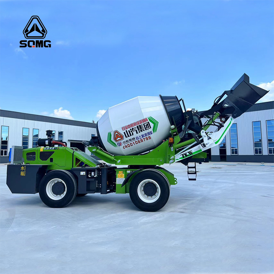 Factory Price 3.5cbm Self Loading Cement Concrete Mixer Truck for Construction