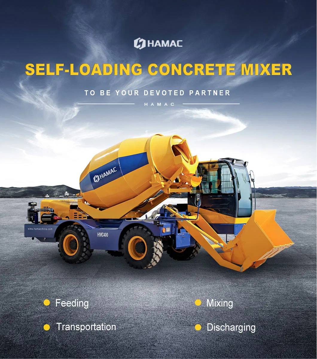 Self Loading Concrete Mixer