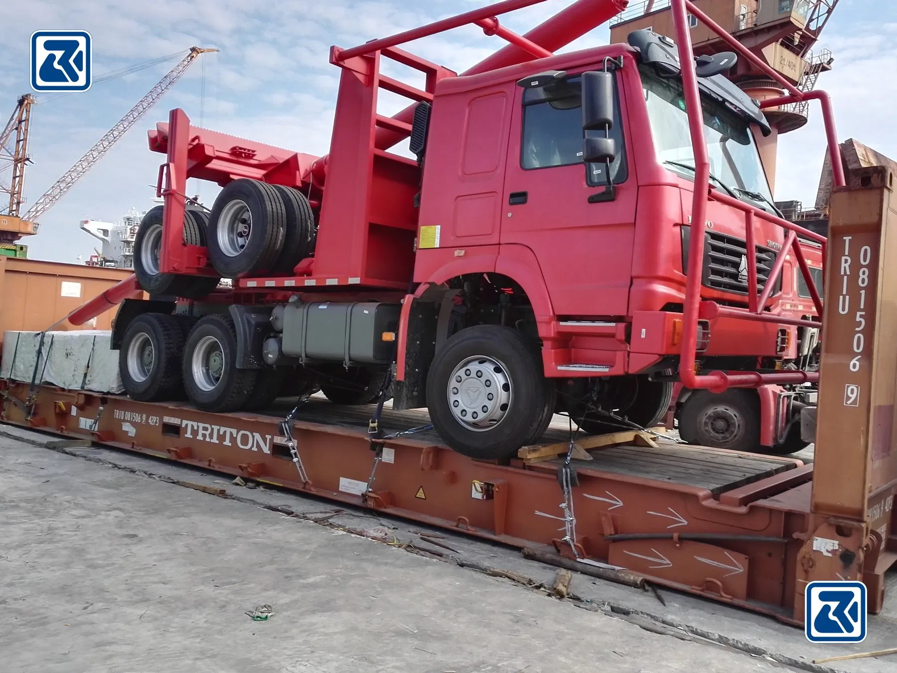 HOWO 6X4 Tractor 400HP Logging Truck Logging Trailer Truck Wooden Vehicles Wooden Truck