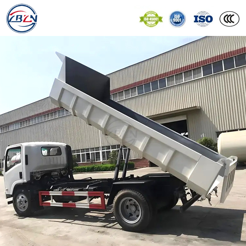 I Suzu 3ton Small Light Mini Cargo Body Logging Diesel Tipper Used Dump Truck Hot Sale in Zambia