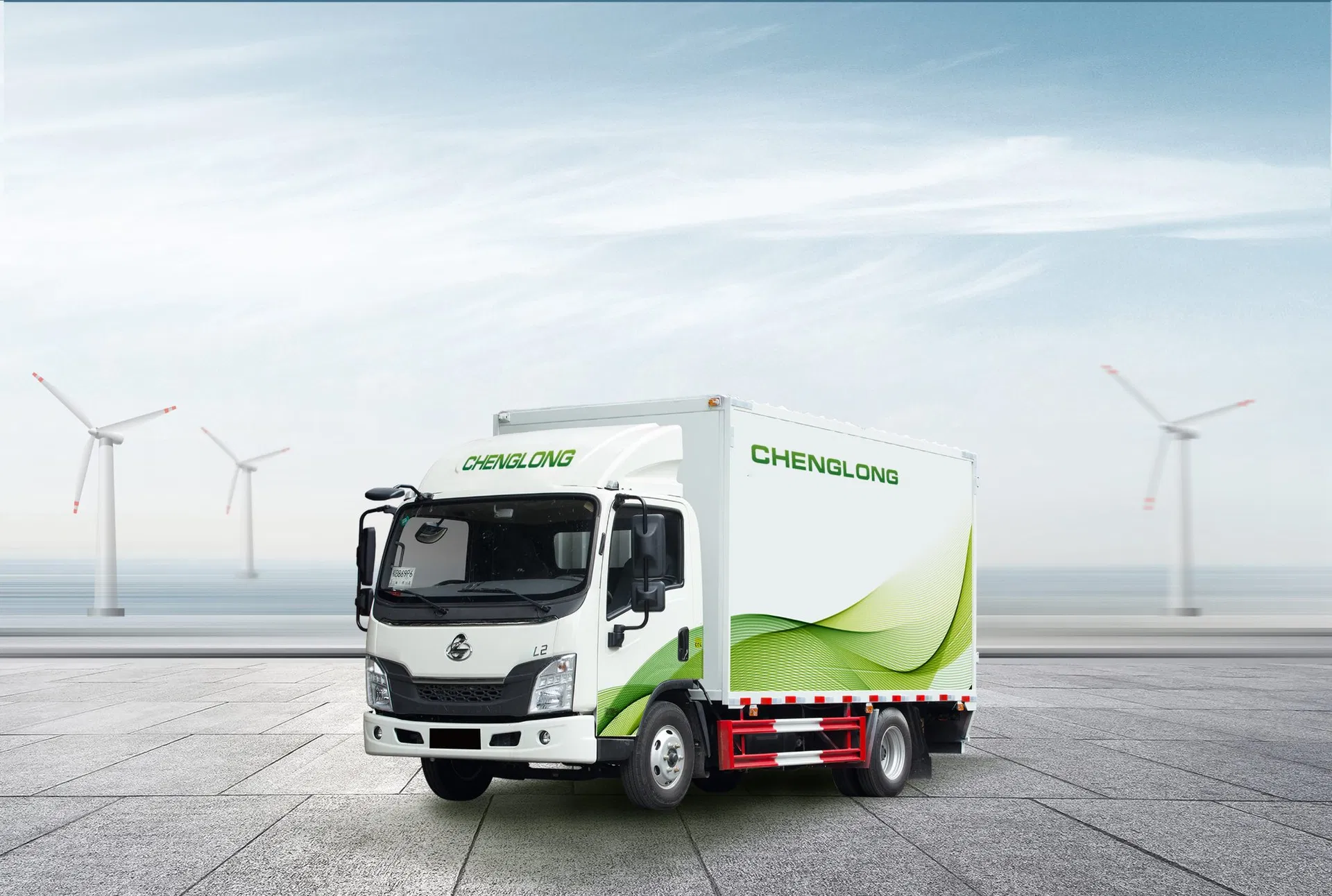 Electric Light Cargo Truck View 3