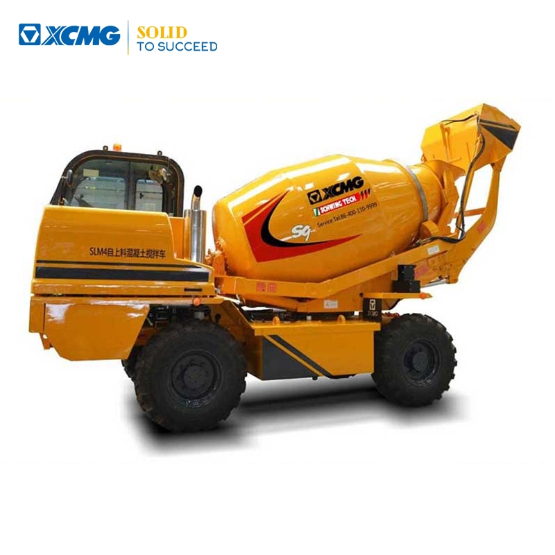 XCMG Official Slm4 4m3 Self Loading Concrete Mixer Truck