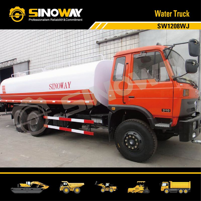 18000 L Water Tank Truck, Water Bowser with Cummins Engine