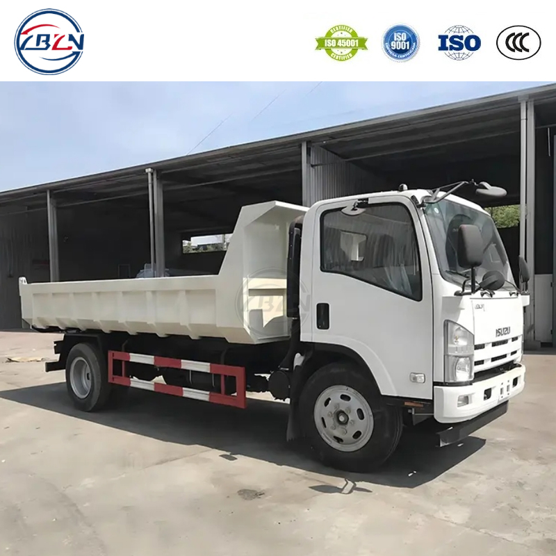 I Suzu 3ton Small Light Mini Cargo Body Logging Diesel Tipper Used Dump Truck Hot Sale in Zambia