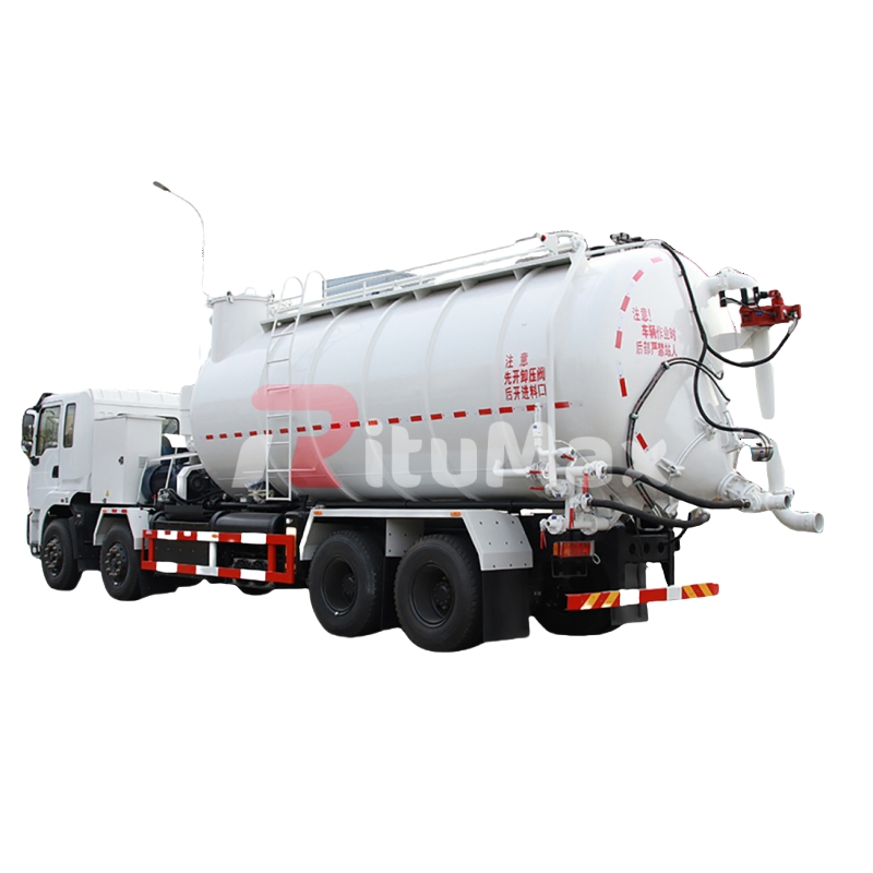 Combined High-Pressure Sewer Jetting and Vacuum Suction Truck for Pipe Cleaning and Waste Extraction