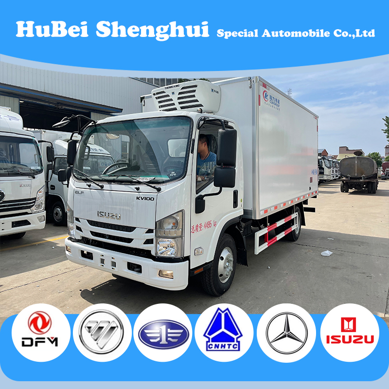 I Suzu Refrigerator Van Truck 4.2meter Small Refrigerated Trucks