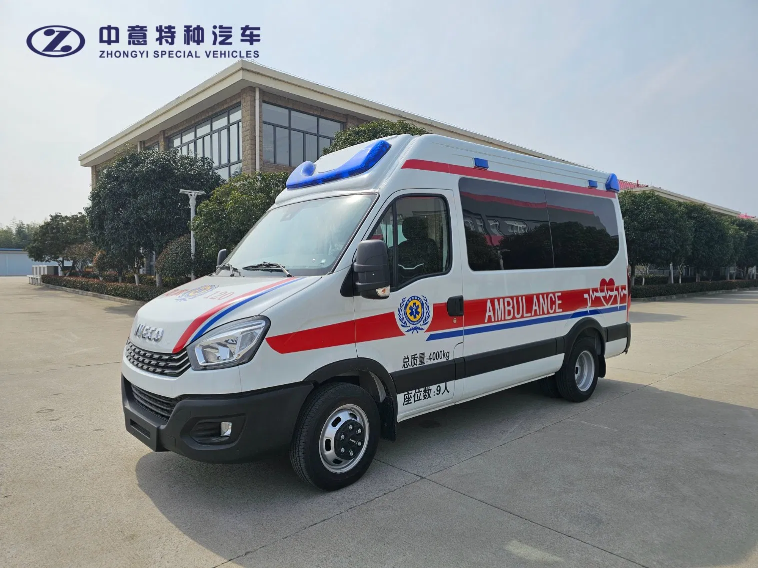 Fast Response High-Quality Szy5040xjhn6e Disaster Relief Ambulance for Long Distance Medical Transportation