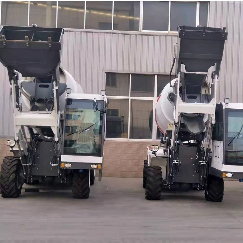 Mini Mobile Self-Loading Concrete Mixer Truck Cement Mixer Pump Price