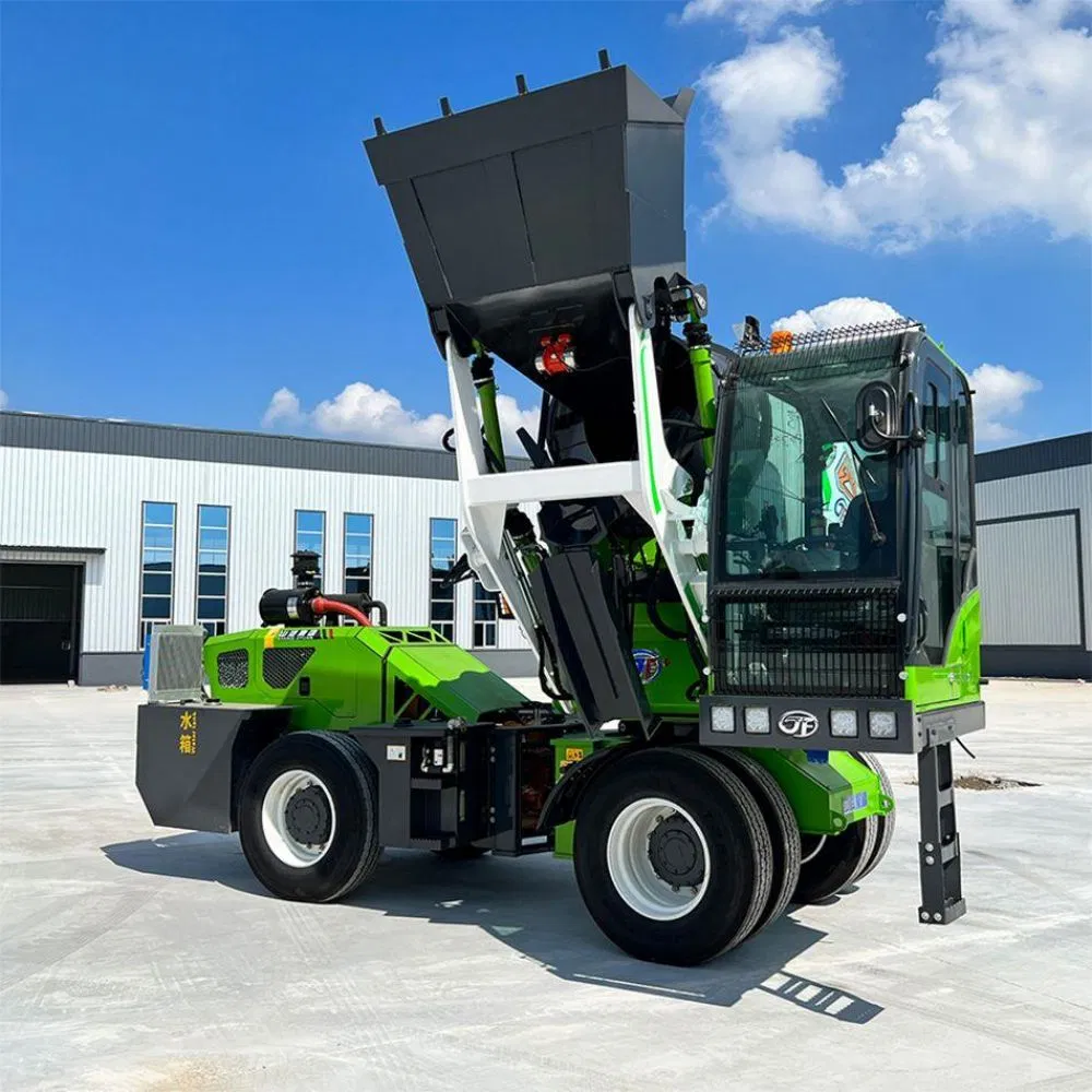 Factory Price 3.5cbm Self Loading Cement Concrete Mixer Truck for Construction