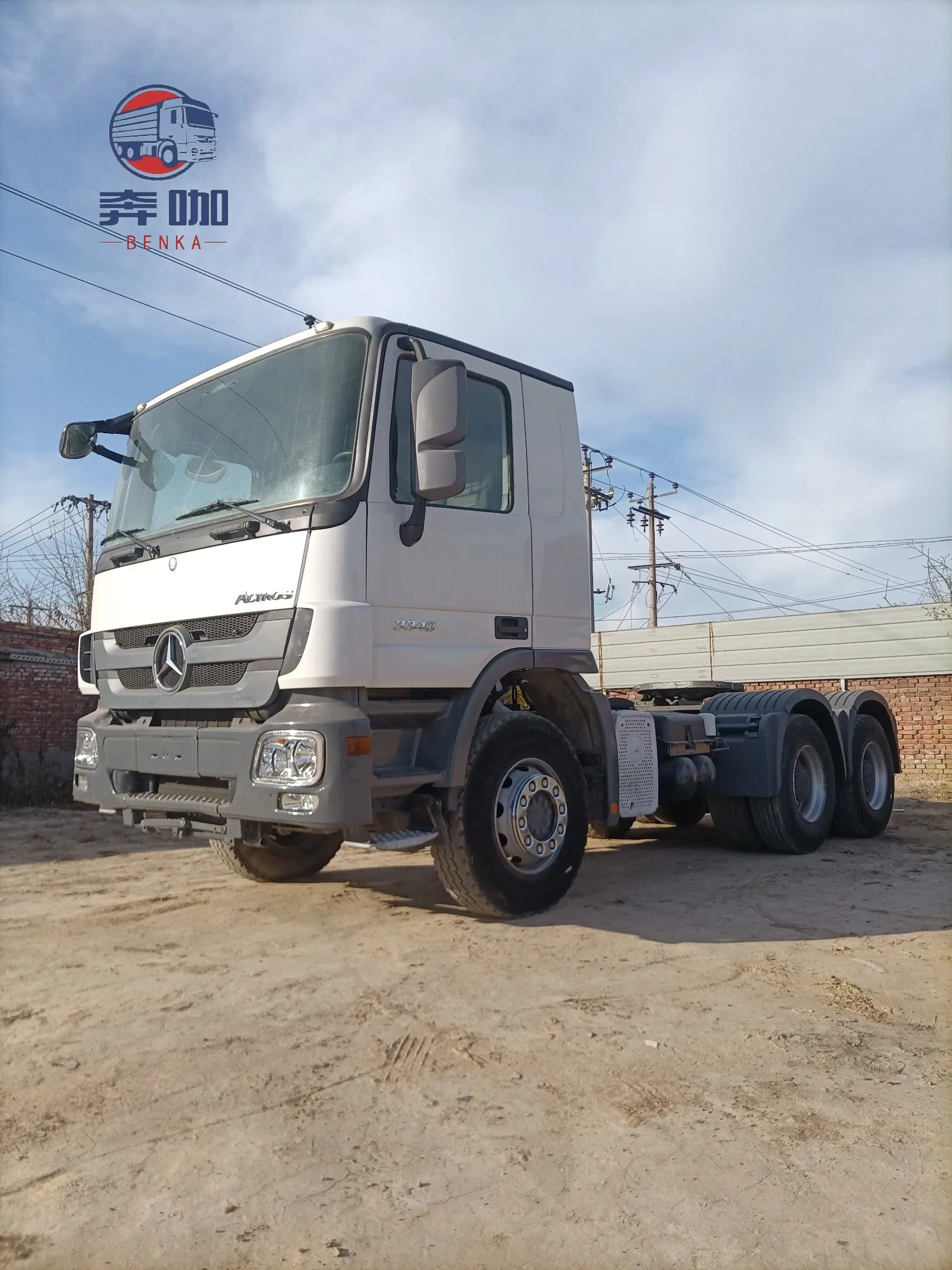 Customized Actros 6X4 Log Wood Timber Forest Logging Carrier Transport Truck Vehicle Semi Trailer for Sale Wood Transport Truck Timber Tansporter