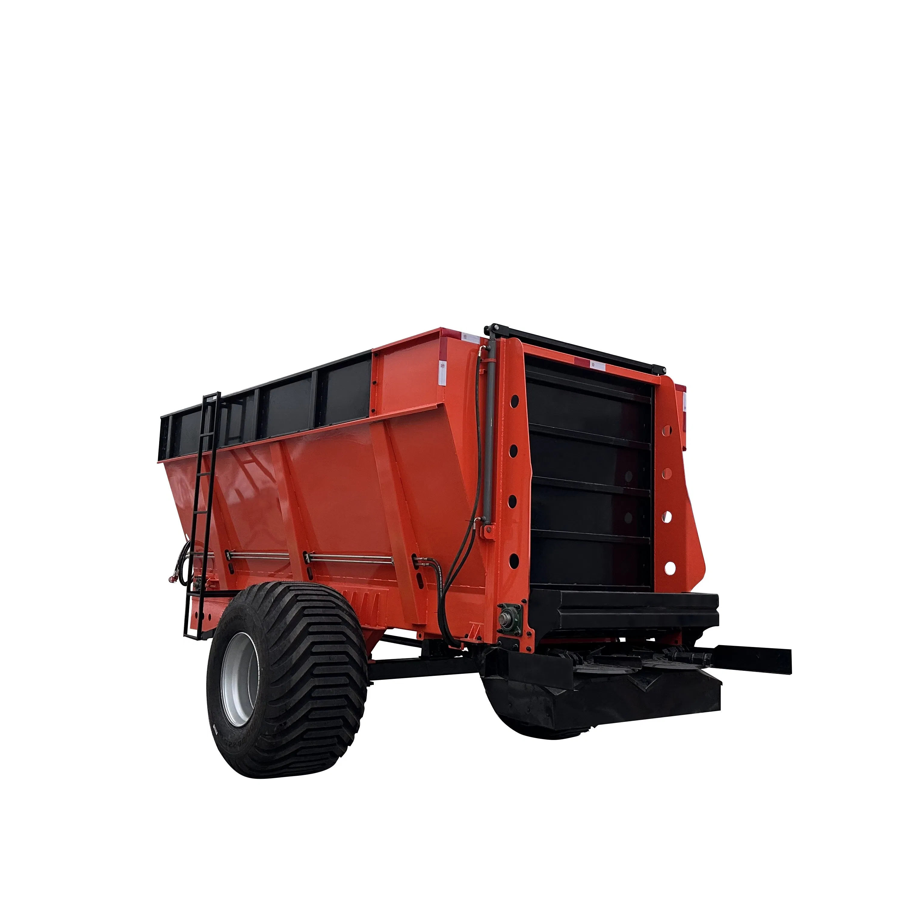 14-Cubic-Meter Hydraulic Manure Spillage Vehicle with Double Disc