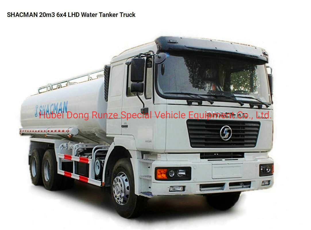 Customized 18-22t Stainless Shacman Water Bowser (LHD RHD Offroad Water Pump optional Electric Water Cannon)