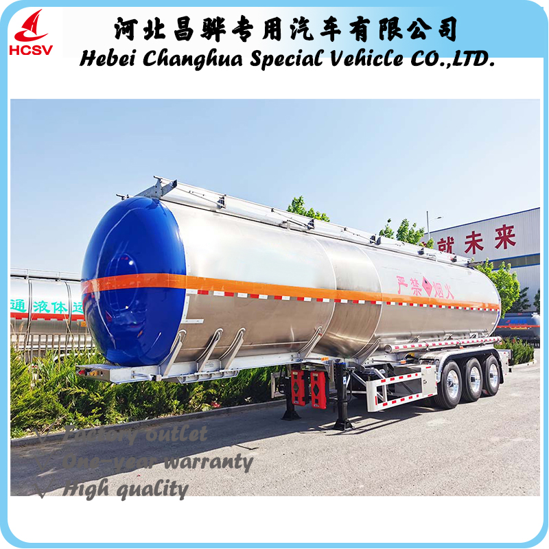 Square Round and Goose Neck Design Aluminum Alloy Tanker Fuel Oil Tank