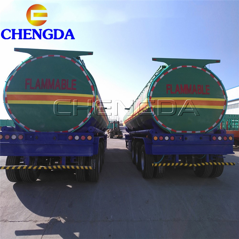 Chengda 3 Axles New 12 Wheel 48000 Liters Fuel Tanker