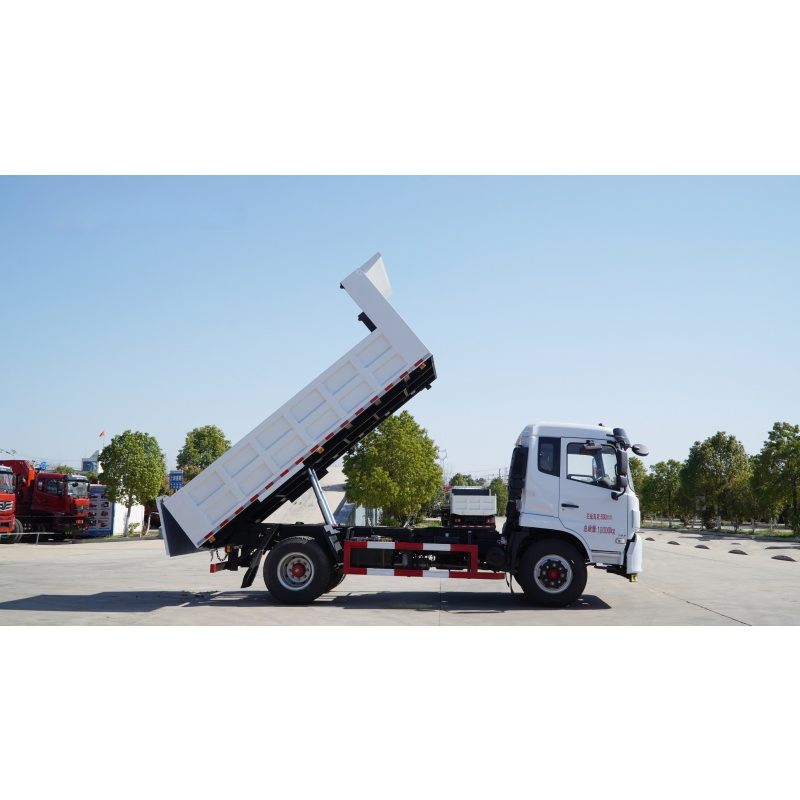 High Load Bearing Slag Transport Vehicle with Self Dumping Function for Efficient Transfer of Gravel and Slag in Industrial Zones