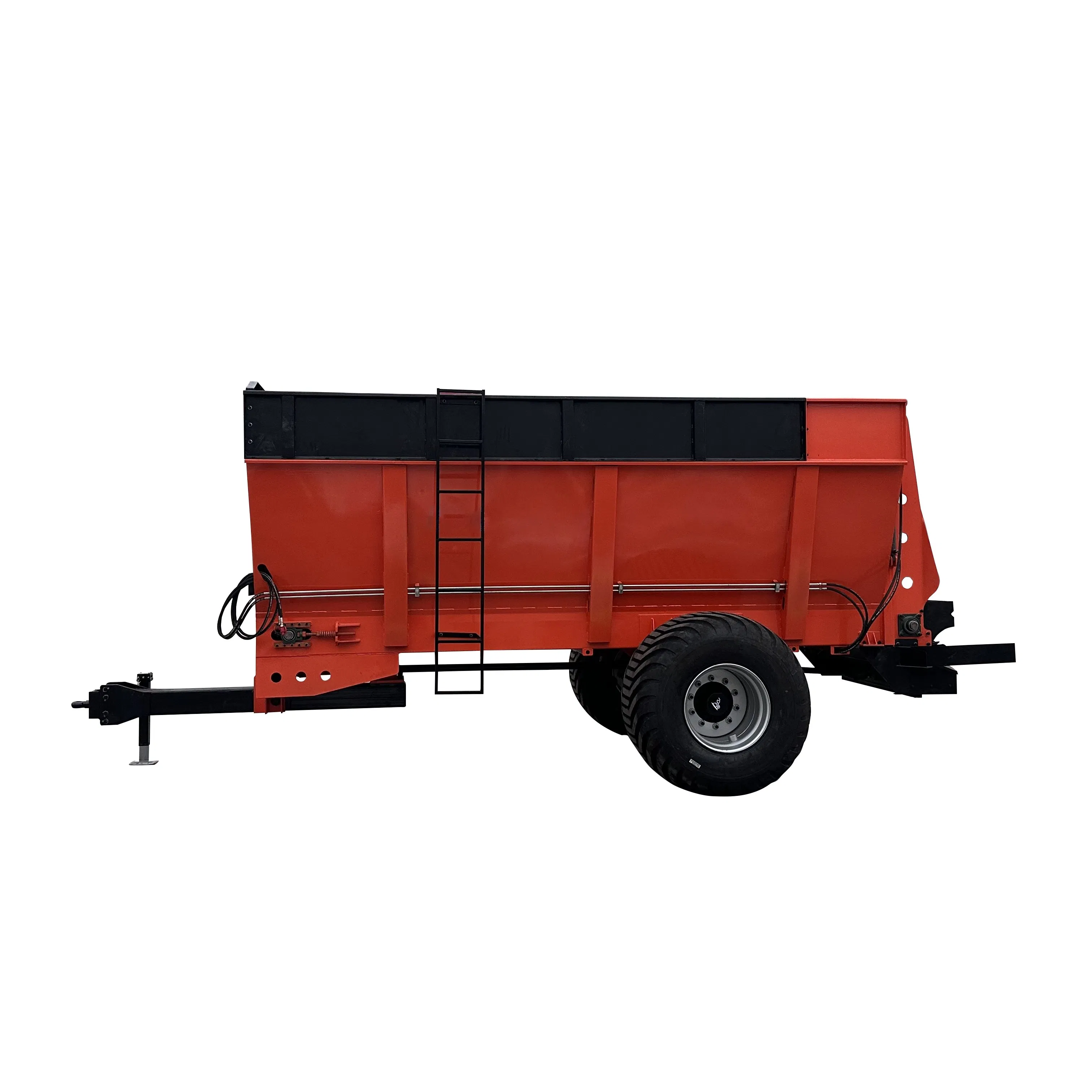 14-Cubic-Meter Hydraulic Manure Spillage Vehicle with Double Disc