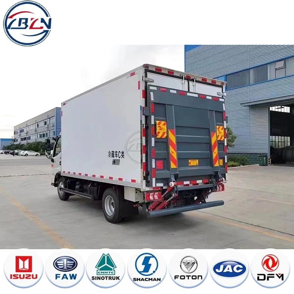 Hot Sale JAC New or Sued 5 Tons 4*2 Refrigerator Refrigerated Freeze Van Cargo Box Food Truck Factory Direct Sales