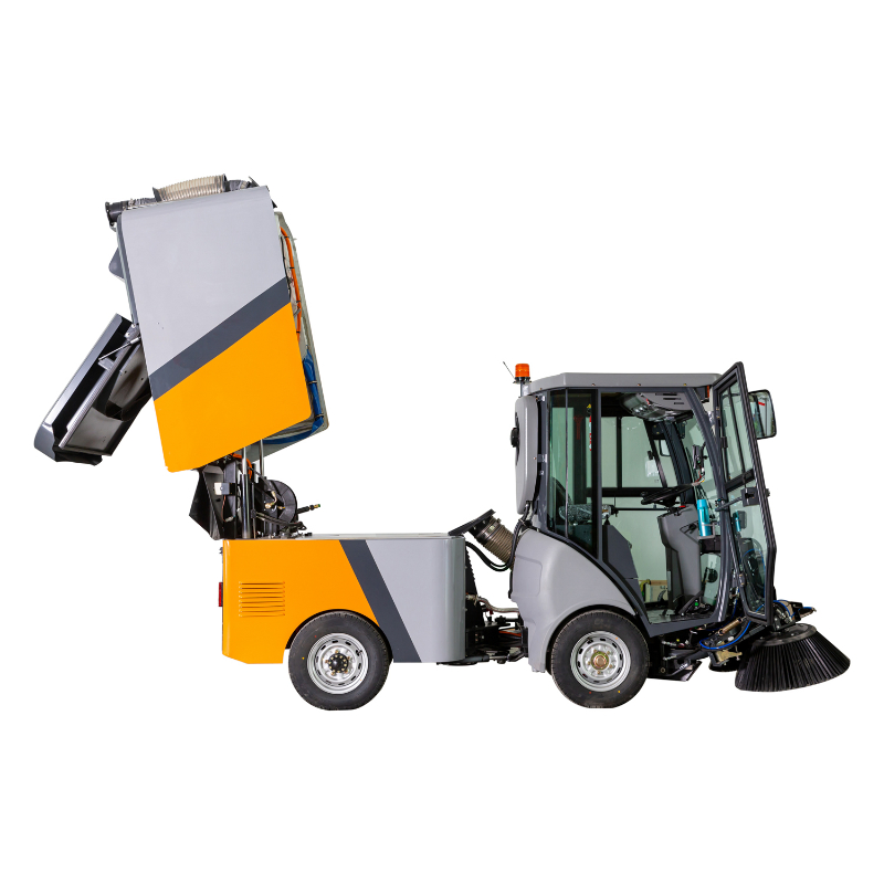 Ride on Electric Street Road Floor Sweeper Powered by Li-Battery/ Sweeping Truck