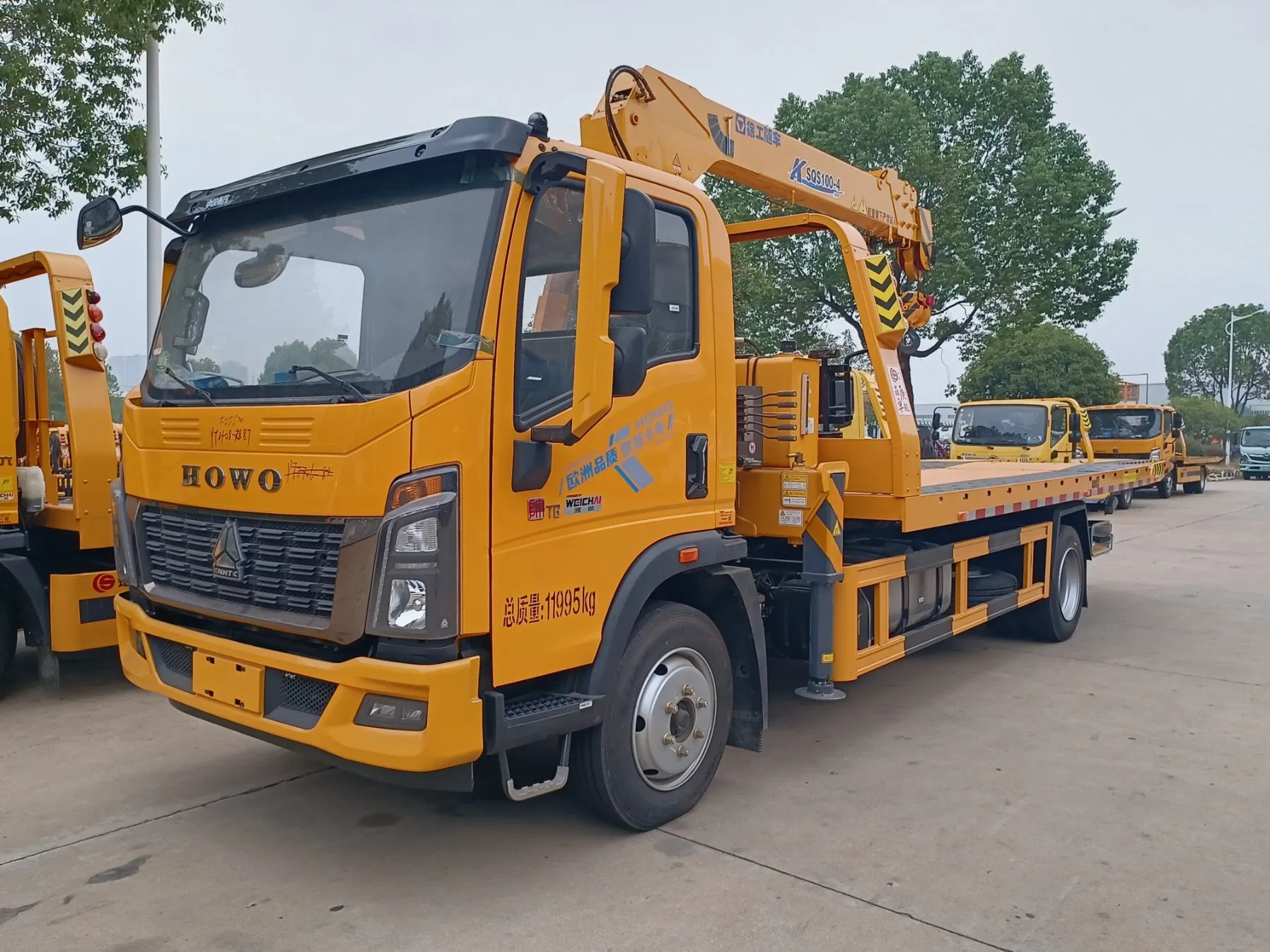 HOWO 4X2 5tons 10ton Wrecker Towing Truck Tow Truck for Sale