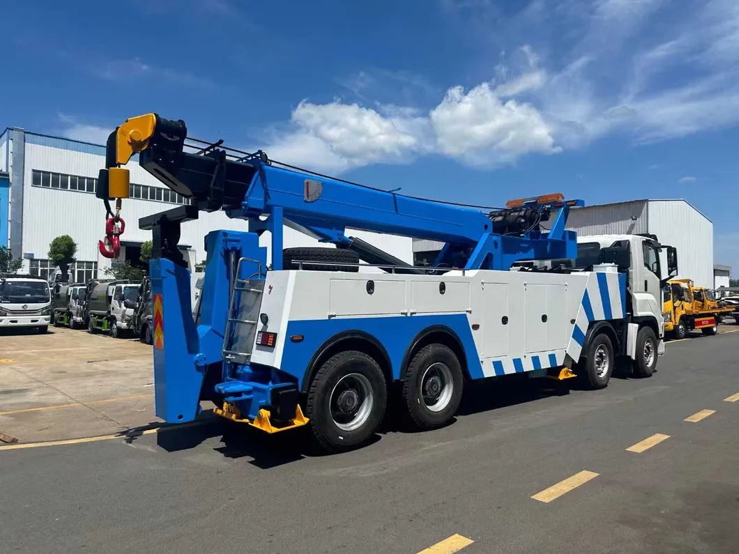 Separate Tow and Wrecker Vehicle