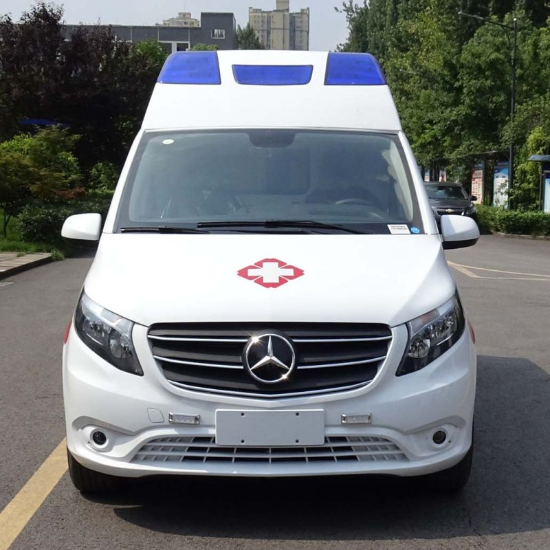 Emergency Ambulance Vehicle - Fully Equipped for Medical Rescue &amp; Patient Transport Advanced Life Support Ambulance for Critical Patient Transfer
