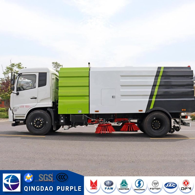Cleaning Truck Mounted Vacuum Road Sweeper Truck Street Cleaning Vehicle Sweeper