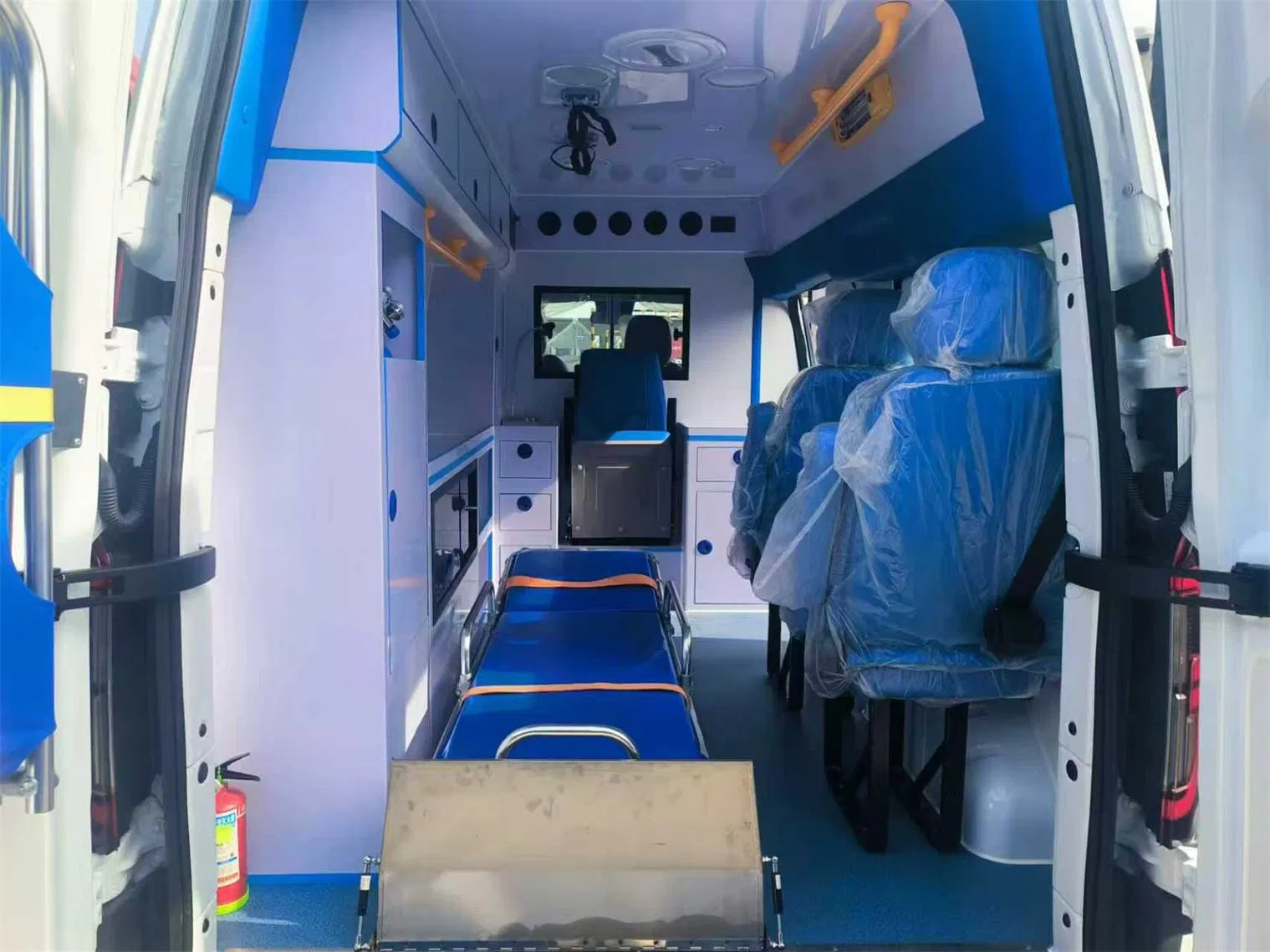 Advanced Medical Ambulance Vehicle for Emergency Services and Patient Transport