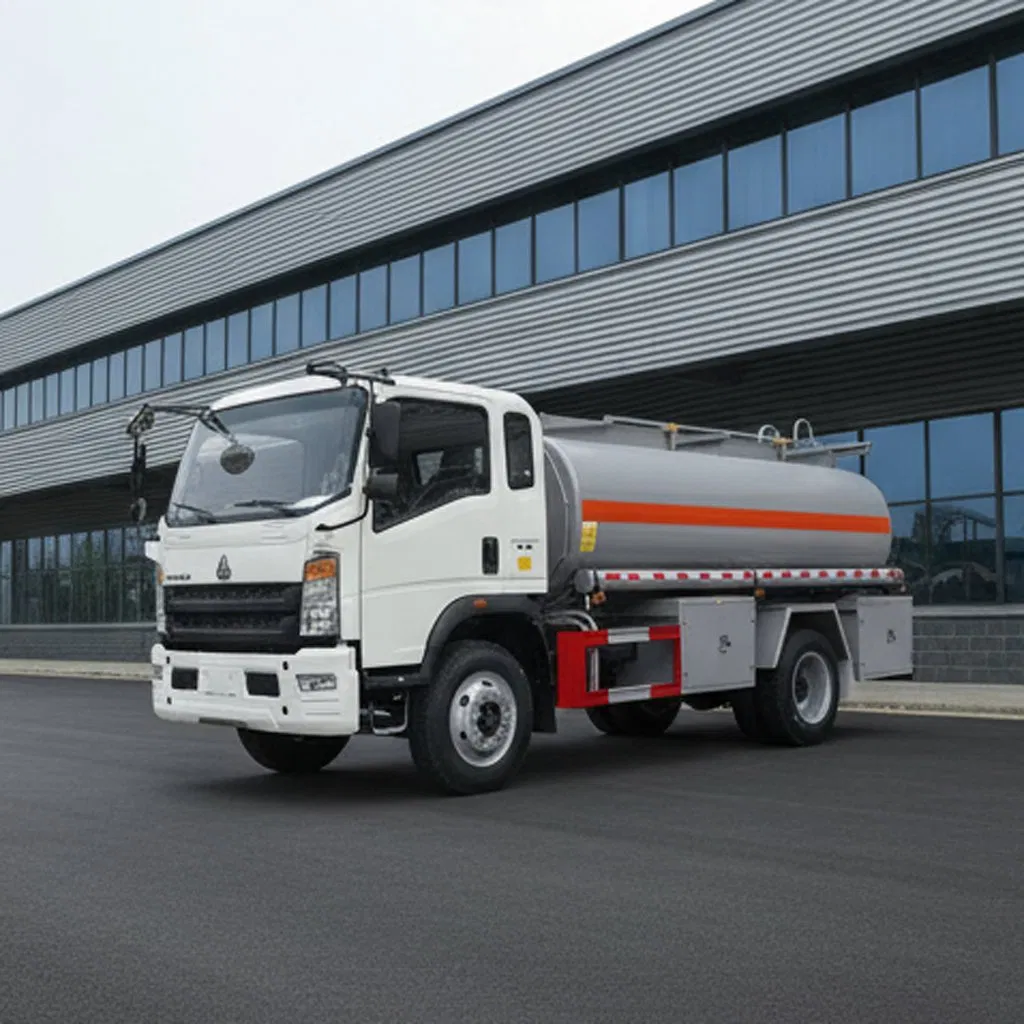 HOWO 10 Cubic Meter Fuel Tanker Truck for Efficient Refueling