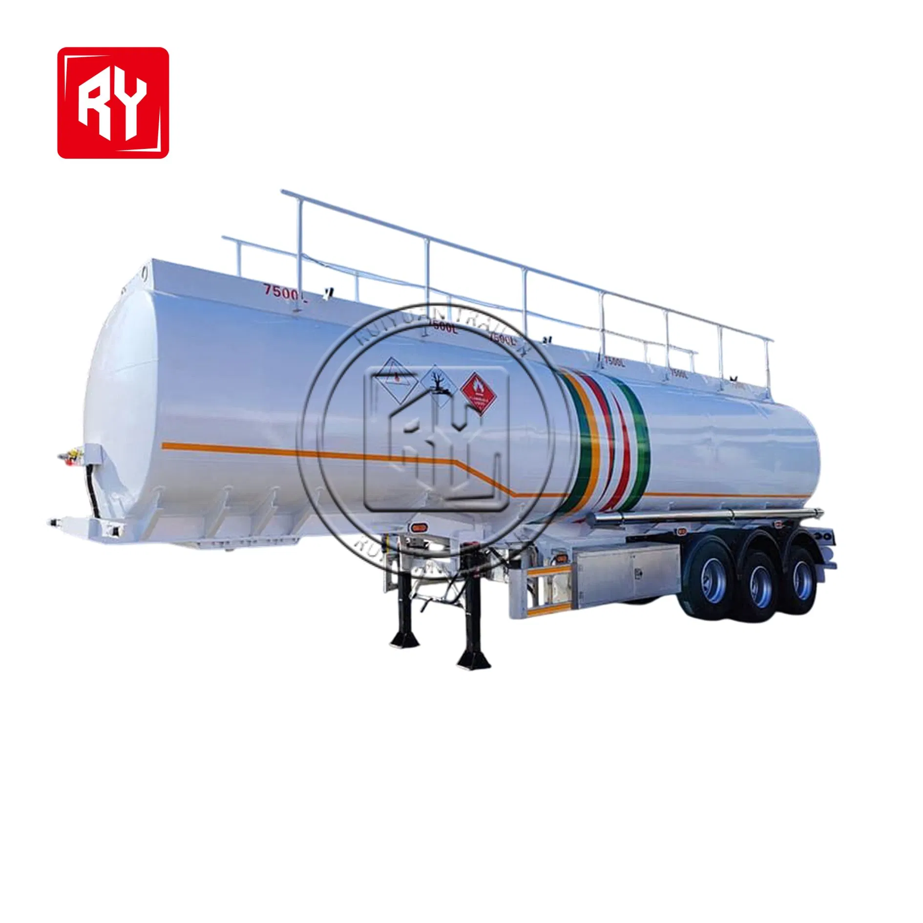 3-Axle Fuel Tanker Semi-Trailer 45000L - High Capacity for Diesel Distribution