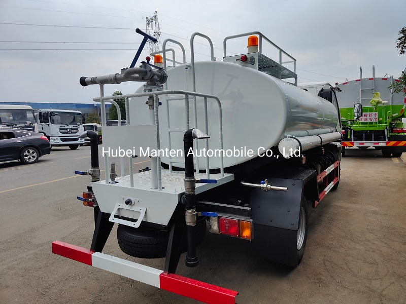 Elf Nkr 98HP SS304 Steel Water Tank Truck Isuzu 4X2 6000liters 6cbm 5m3 Water Bowser for Sale