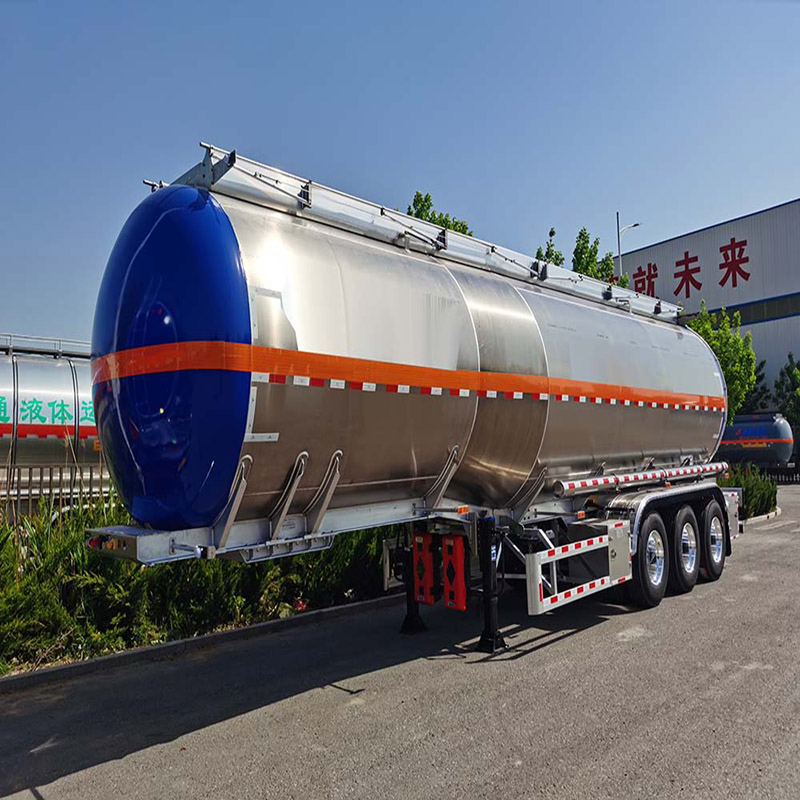 Square Round and Goose Neck Design Aluminum Alloy Tanker Fuel Oil Tank