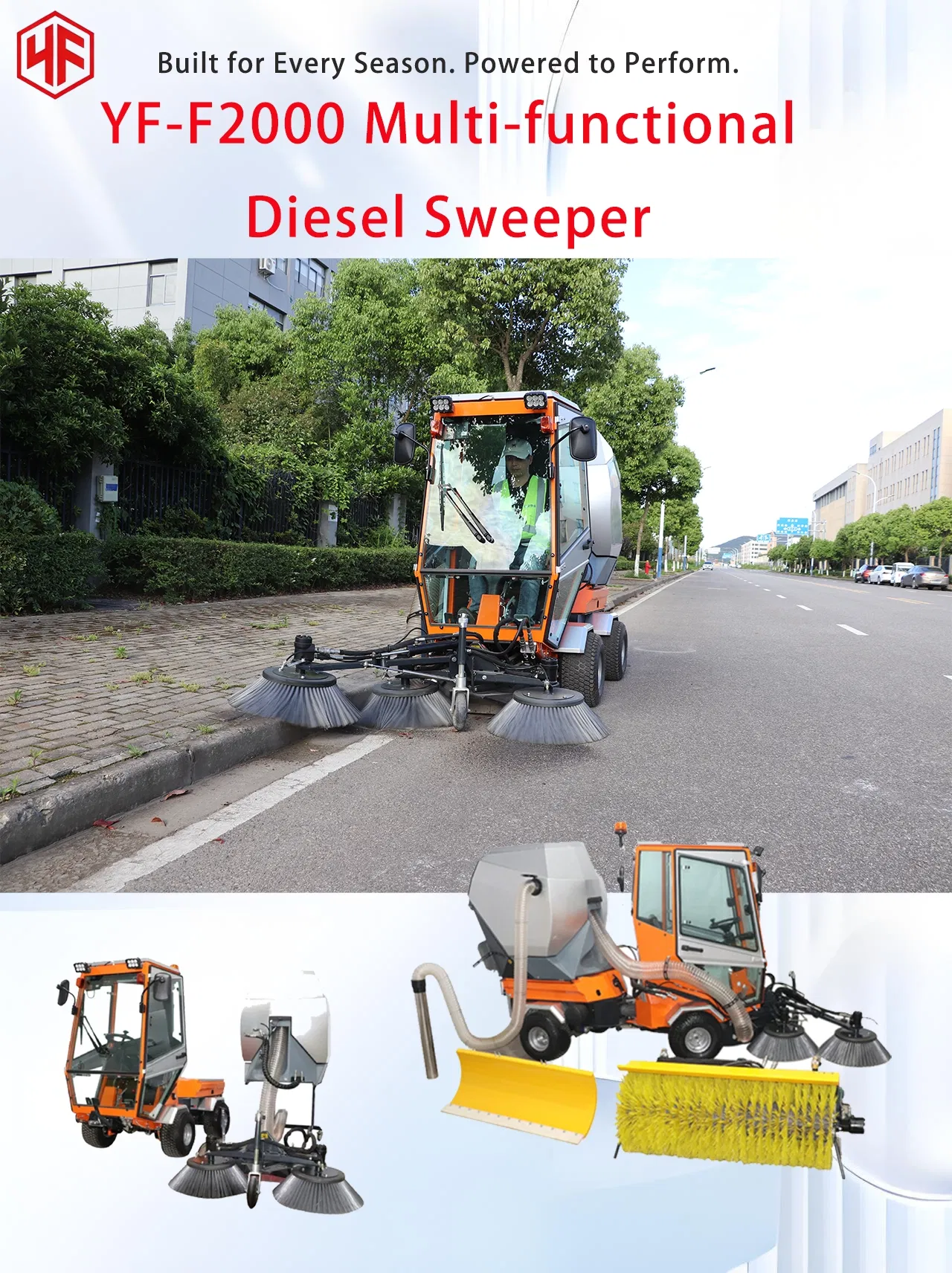 Multi-function Road Sweeper