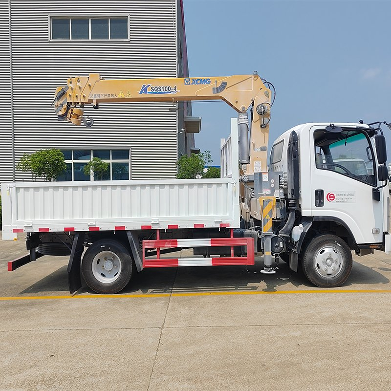 High Satisfaction Truck Mounted Crane Wrecker Crane Truck