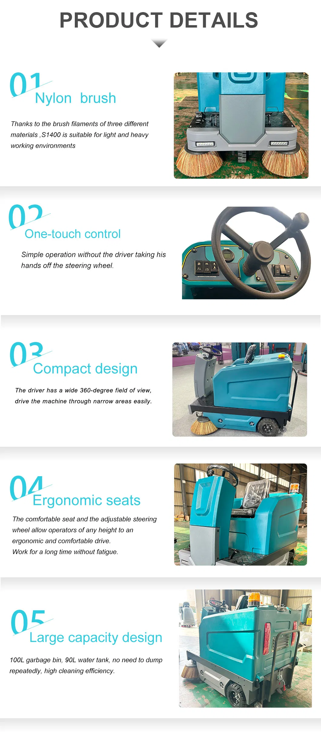 Detailed Features Chart