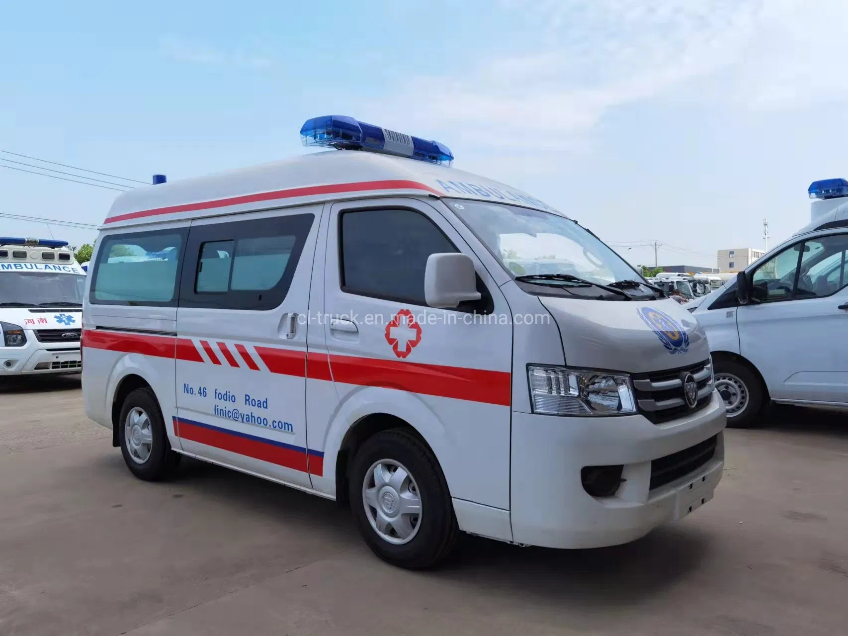 Foton Left Hand Drive Right Hand Drive G9 G7 Diesel Gasoline Ambulance