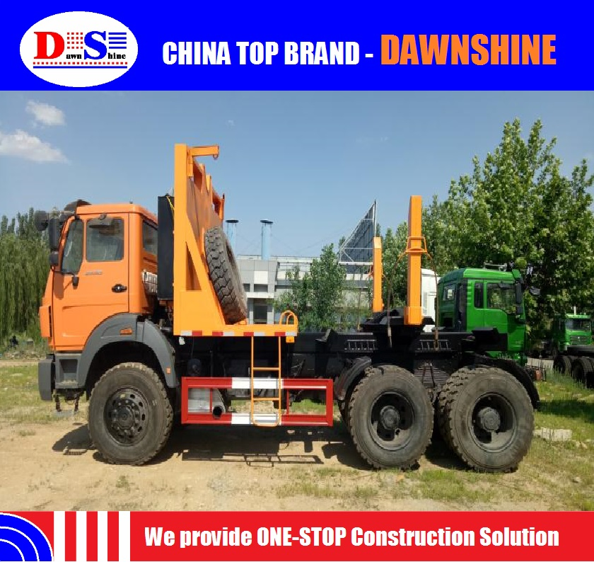 Beiben North Benz Logging Trucks with Special Piggyback Trailer