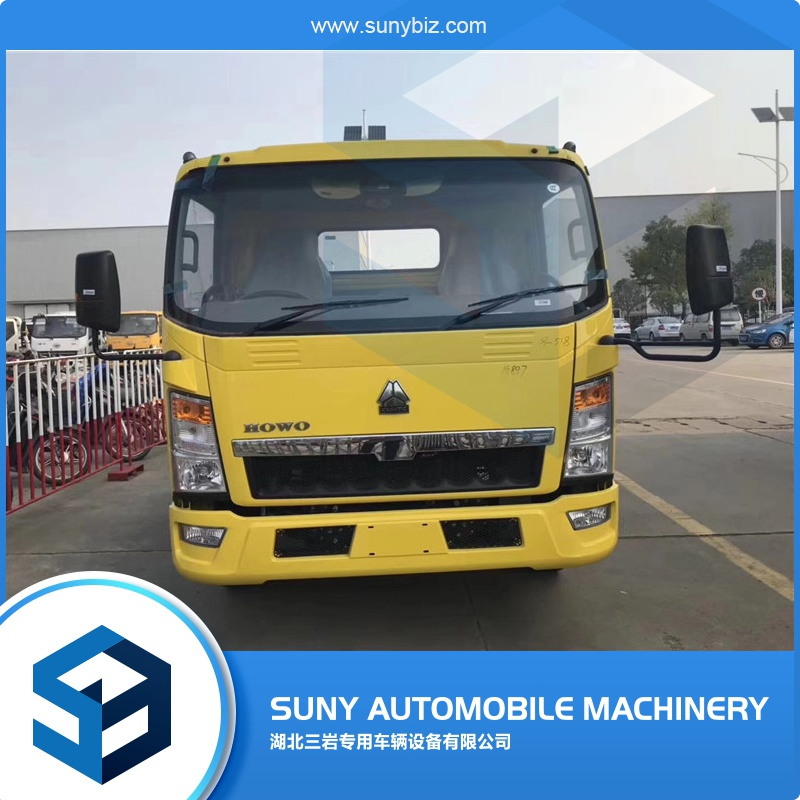 Light Duty Rhd 4X2 Sino HOWO Flatbed Wrecker Towing Truck