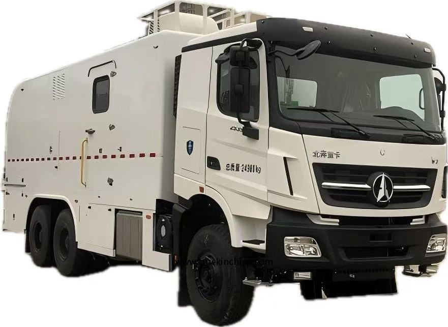Beiben V3 off Road 6X6 Oilfield Petroleum Special Vehicle Well Testing Wireline Logging Trucks with Drillstem Testing Logging Unit