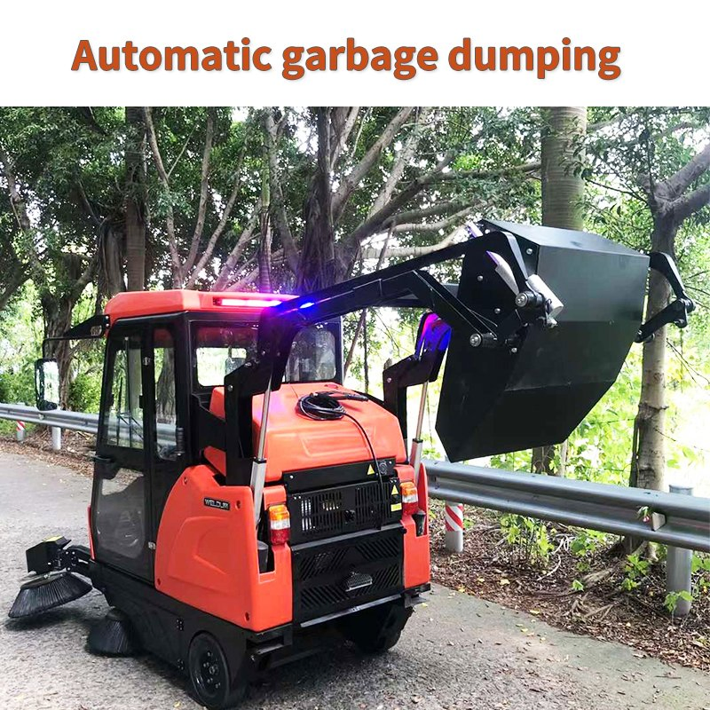 Commercial Outdoor Ride-on Cleaning Road Street Floor Sweeper